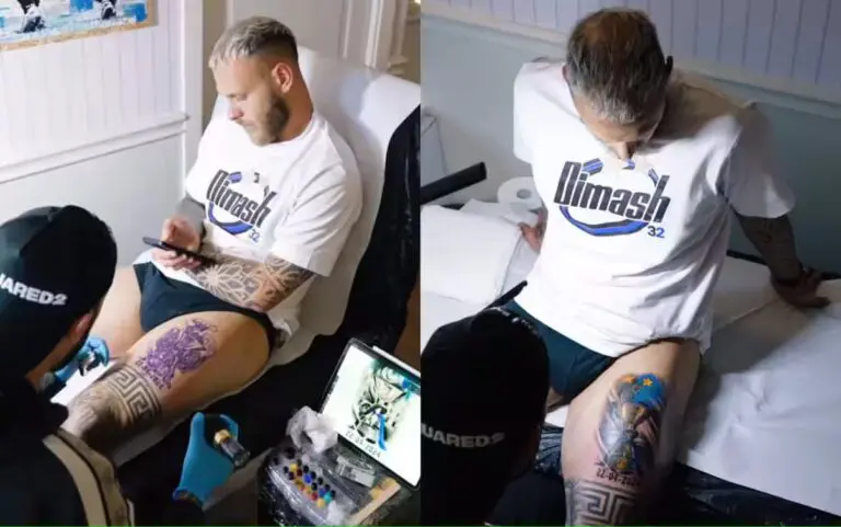 Di Marco tatuaggio Scudetto