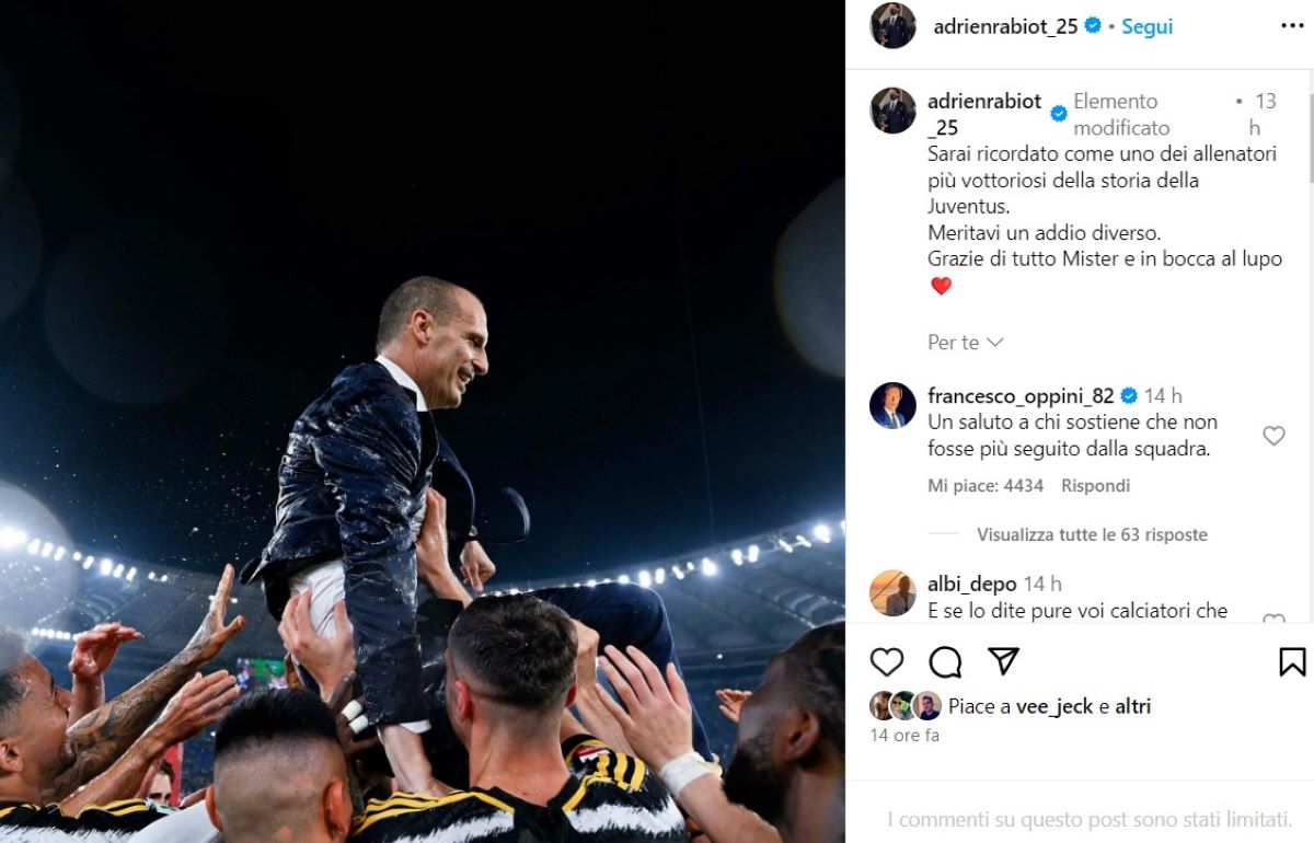 Rabiot Allegri