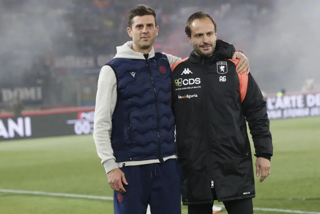 Thiago Motta e Alberto Gilardino