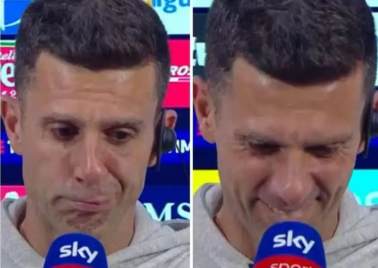 Thiago Motta lacrime