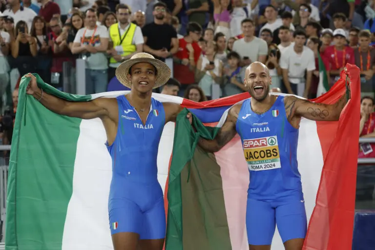 Lorenzo Simonelli e Marcell Jacobs