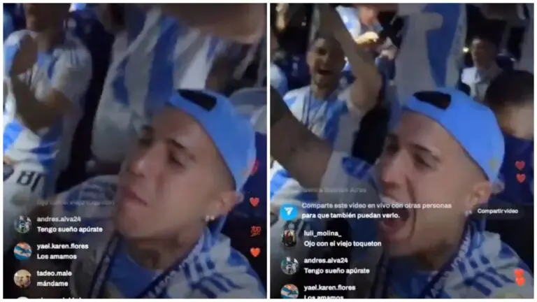 Coro razzista Enzo Fernandez Argentina Francia