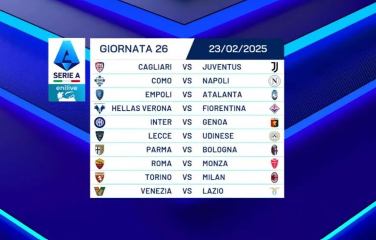calendario Serie A
