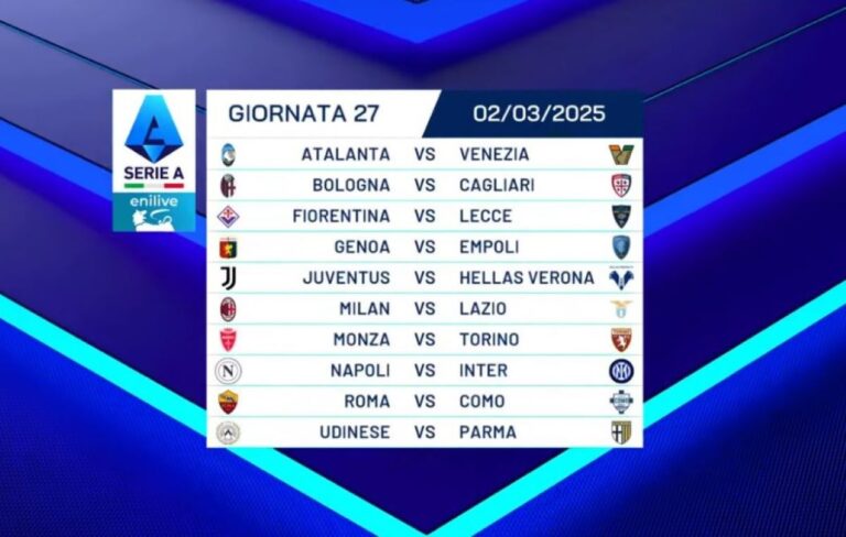 calendario Serie A