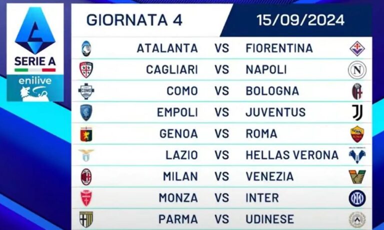 calendario serie a