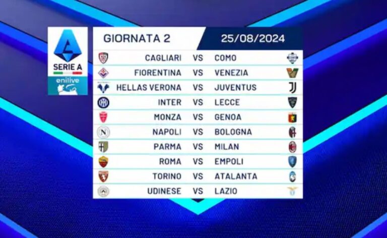 calendario serie a