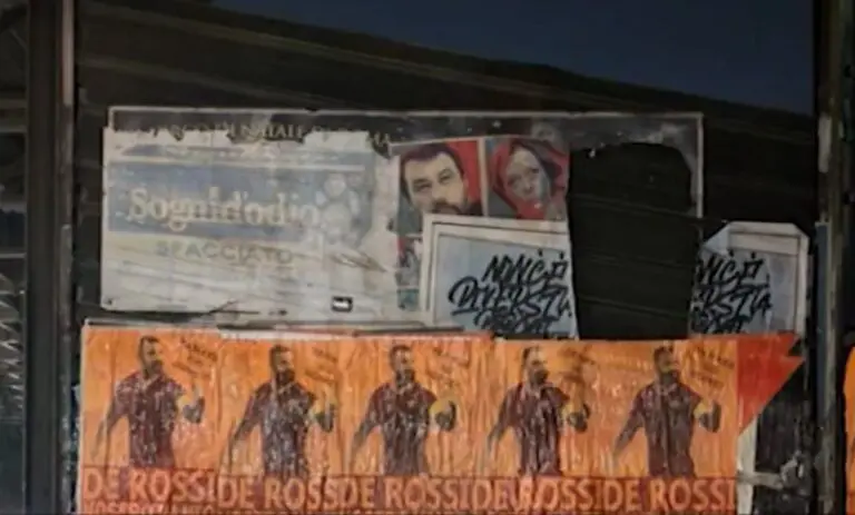 manifesti Roma De Rossi