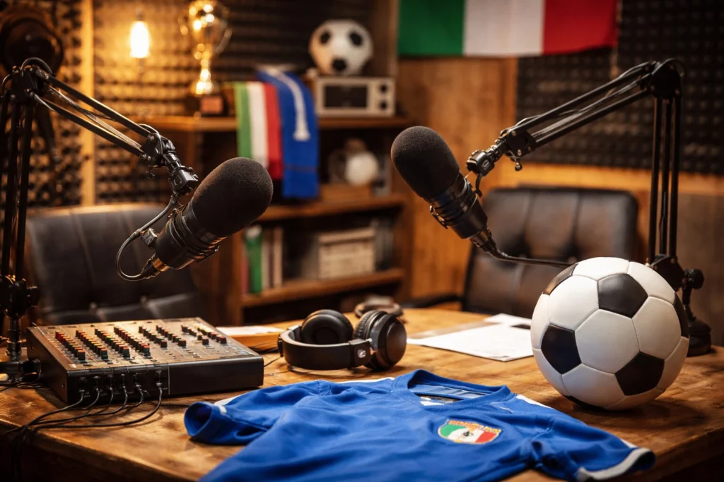 Azzurro e Storie d’Italia: il calcio italiano raccontato in podcast