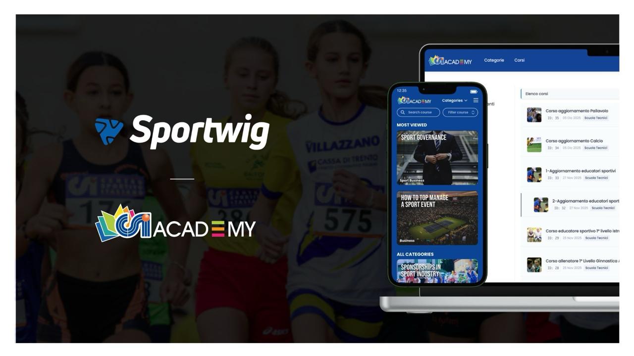 Rivoluzione EdTech nello sport: l'innovazione di Sportwig conquista il CSI. La piattaforma formerà centomila tesserati